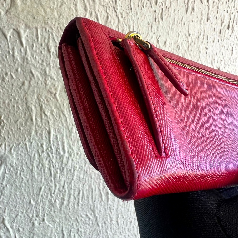 Prada Saffiano Leather Long Wallet - Picture 9 of 11